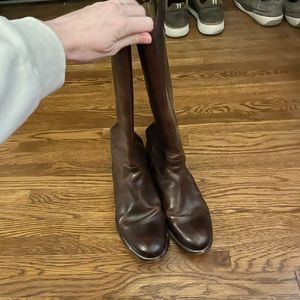Brown leather Frye boots